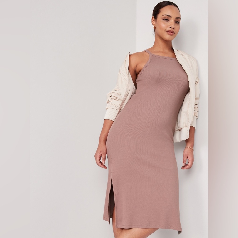 Old Navy Rib-knit Midi Dress
